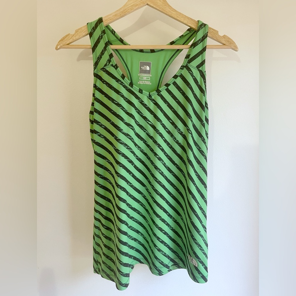 The North Face Women's Green Racerback Lightweight Tank Size St Patrick's Day